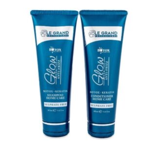 Le Grand Glow Keratox Anti-frizz Shampoo & Conditioner - 280ml