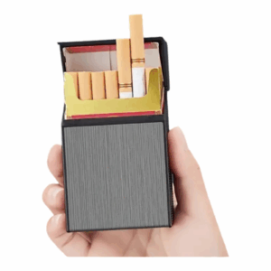 Cigarette Case with 2-in-1 USB Rechargeable Lighter