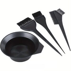 Tint bowl and Tint Brush set (4 Pcs)