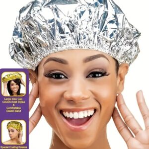 Silver Aluminium Deep Conditioning Cap