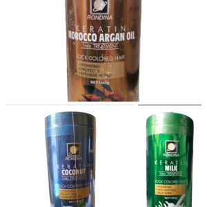 Rondina Keratin MOROCCO ARGAN OIL, Coconut Oil & Milk Essence 1 minute Treatment - 1Kg
