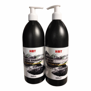 HMT Activated Charcoal Black Shampoo & Conditioner Sulfate free set - 500ml